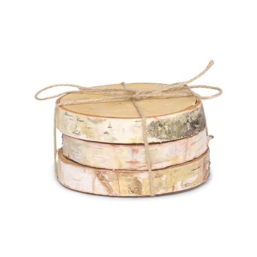 Birch Coaster Set