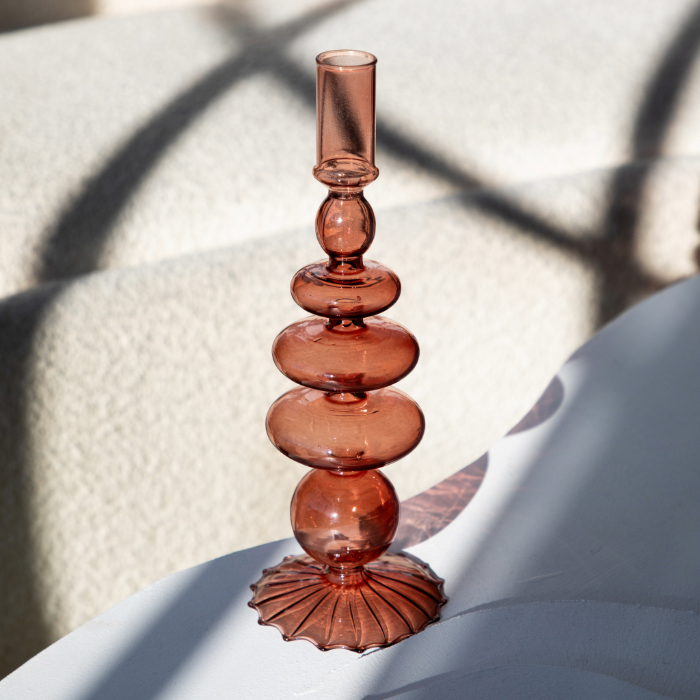 Abeer Candle Holder | Brown - Image 2